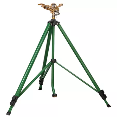 Orbit Brass Impact Sprinkler on Adjustable Tripod 6 359 sq ft 90 ft 3/4 in. Lawn Sprinklers