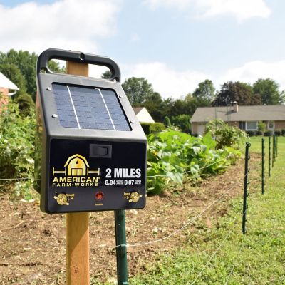 American Farmworks Solar Garden Fence Kit Solargk20 Afw At Tractor Supply Co