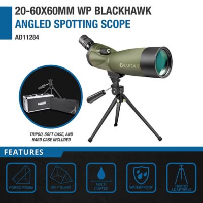 Image showing  20-60x 60mm Blackhawk Angled Spotting Scope
