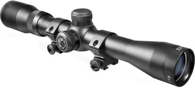 Barska 4x 32mm Plinker-22 Rifle Scope, 30/30 Reticle and Rings