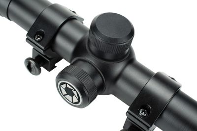 Image showing  4x 32mm Plinker-22 Rifle Scope, 30/30 Reticle and Rings