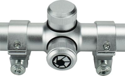 Image showing  4x32mm Plinker-22 Silver Finish Rifle Scope with Rings