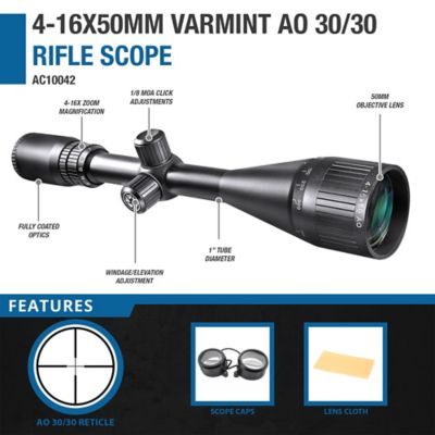 Image showing  4-16 x 50mm AO Varmint Rifle Scope