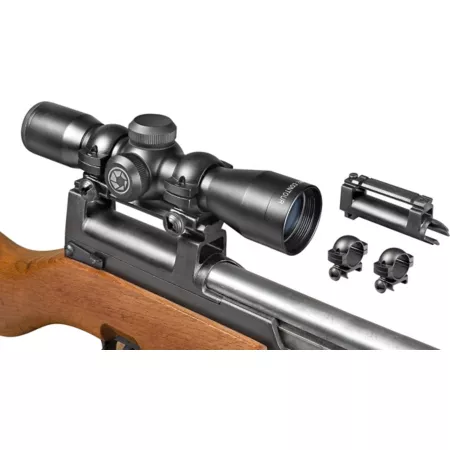 Barska 4x 32mm Contour SKS Riflescope with Base and Rings Gun Scopes