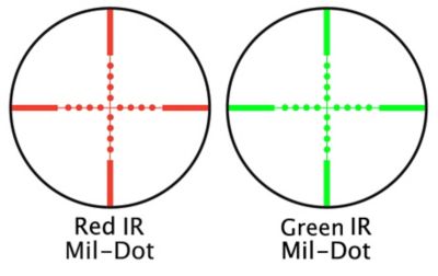 Image showing  3-9x42mm IR Contour External Target Turrets Compact Rifle Scope