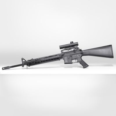 Image showing  4x20mm Electro Sight Carry Handle Mil-Dot Rifle Scope with BDC Turret