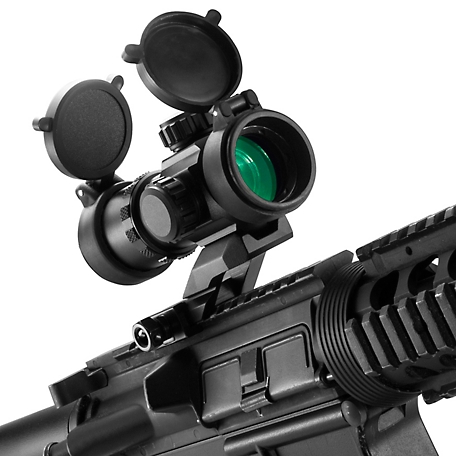 Barska 1x 30mm Red/Green Dot Rifle Scope, Short