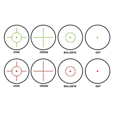 Image showing  1x 35mm IR AR-X Green/Red Multi Reticle Rifle Scope
