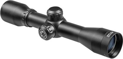 Barska 4x 32mm Compact Contour Rifle Scope, Black