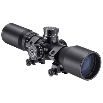 Barska 3x-9x 42mm IR Contour Compact Rifle Scope with Trace Reticle, Waterproof, Fog Proof, Shockproof