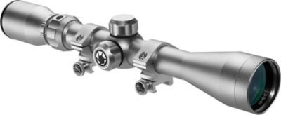 Image showing  3x-9x 40mm Colorado Rifle Scope, Silver with Rings