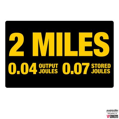 Image showing  0.04-Joule 2-Mile Solar-Powered Fence Energizer