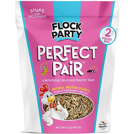 Flock Party Perfect Pair Mix Chicken Treats, 2 lb.