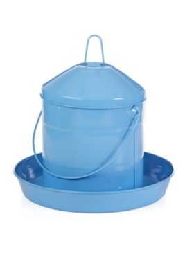 Double-Tuf 17 lb. Painted Galvanized Poultry Feeder
