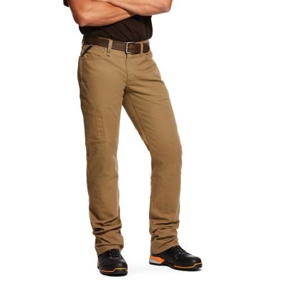 Ariat Men's Stretch Fit Rebar M4 Relaxed Made Tough DuraStretch Straight Leg Work Pants Best work pants