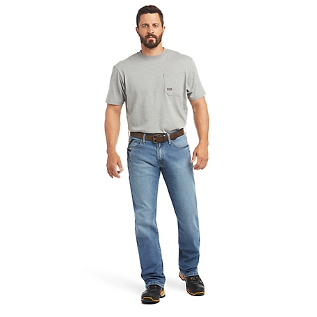 Ariat Stretch Fit Low-Rise Rebar M4 Relaxed DuraStretch Basic Bootcut Work  Jeans at Tractor Supply Co.