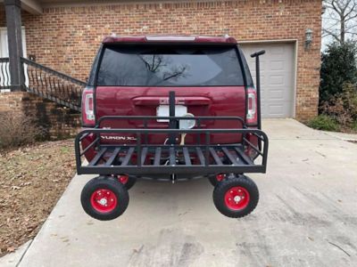 Image showing  350 lb. Hitch-N-Go Vehicle Hitch-Mounted Powder-Coat Welded Aluminum Cargo Carrier Cart