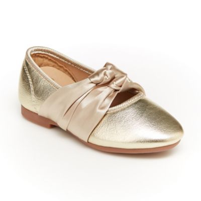 girls gold dress shoes