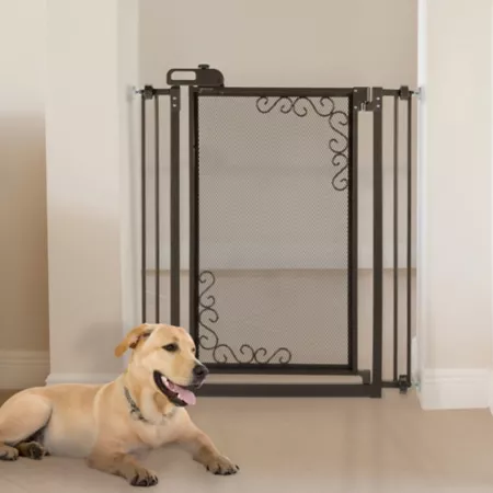 Richell One-Touch Metal Mesh Tall Pet Gate Pet Gates