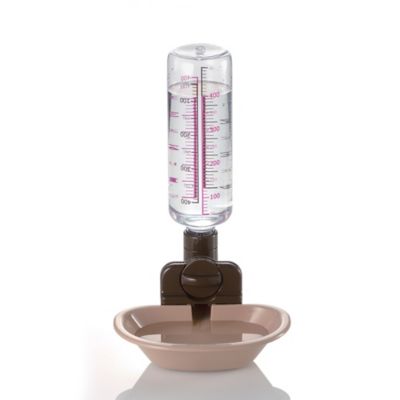 Image showing  Adjustable Plastic Pet Rehydration Water Station, 15.9 oz., 6.7 in. x 7.9 in. x 10.9 in.