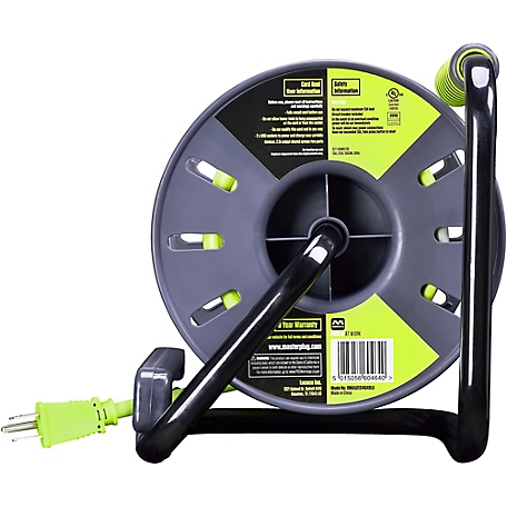Masterplug 50 ft. Indoor/Outdoor 4 Socket 15A 12 AWG Medium Extension Cord  Metal Reel at Tractor Supply Co.