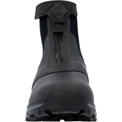 Mens Apex Mid Zip Size 15 Muck Boot The Original Company Black/Gray 