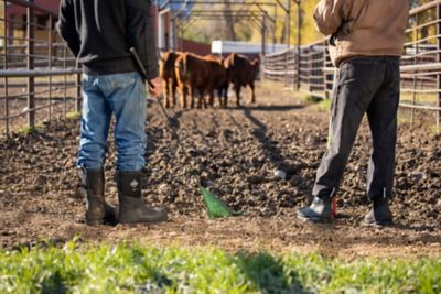 Image showing 8 th Muck Boot Company Men's Chore Classic Low Waterproof Chelsea Work Boots