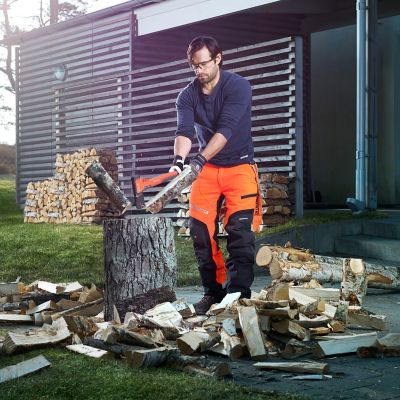 Image showing  2.65 lb. 23.6 in. Drop-Forged Steel Splitting Axe with Fiberglass Handle
