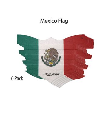 Flair Equine Nasal Strips, Mexican Flag, 6-Pack