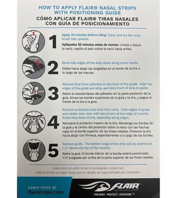 Image showing  Equine Nasal Strips, White, 6-Pack