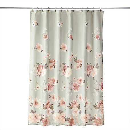 SKL Home Holland Floral Sage Fabric Shower Curtain