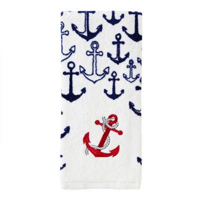 Image showing  Americana Anchor Hand Towel Set, 2 pc.