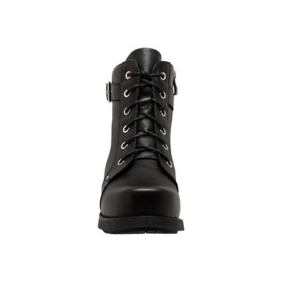 Image showing  Women's Leather Biker Boots, Black, 7 in., 8647L