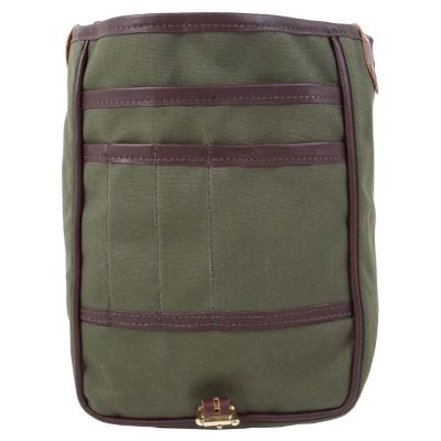 Image showing 1 th Duluth Pack Canvas Haversack Bag with Leather Trim