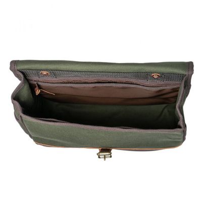 Image showing 3 th Duluth Pack Canvas Field Satchel, B-139-BLK