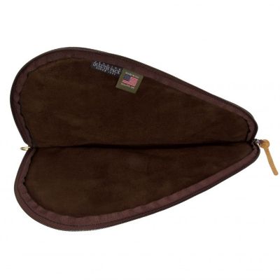 Image showing  Medium Pistol Rug Case, Waxed Khaki, Micro-Suede Lining