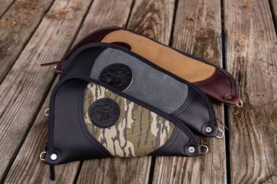 Image showing  Medium Pistol Rug Case, Waxed Khaki, Sherpa Lining