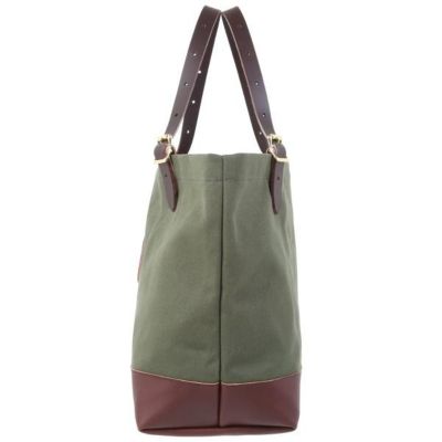 Image showing 1 th Duluth Pack Deluxe Market Leather Tote Bag