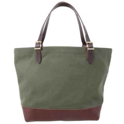 Image showing 2 th Duluth Pack Deluxe Market Leather Tote Bag