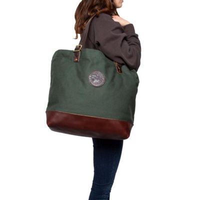 Image showing 4 th Duluth Pack Deluxe Market Leather Tote Bag