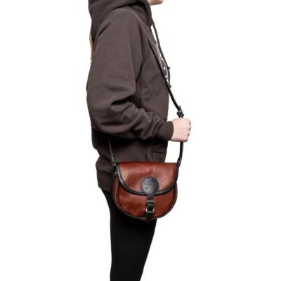 Image showing  Small Bison Leather Shell Purse