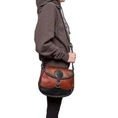 Image showing  Medium Bison Leather Shell Purse