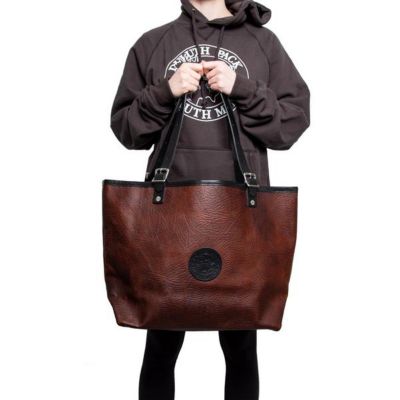 Image showing  Bison Leather Market Tote Bag