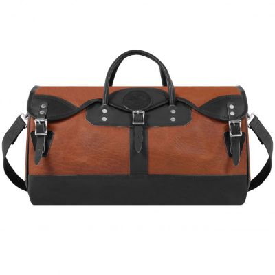Duluth Pack Sportsman's Bison Leather Duffel Bag, 22 in.