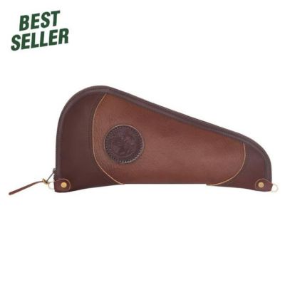 Duluth Pack Bison Leather Large Pistol Rug Case, Brown