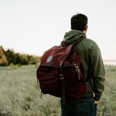 Image showing  Rambler Rugged Canvas Outdoor Backpack