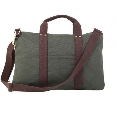 Image showing  City Rugged Canvas Briefcase, 15 oz. Fabric Size