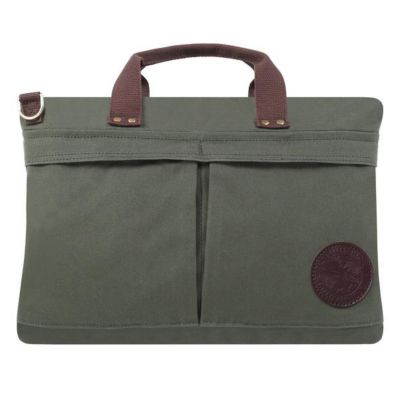 Duluth Pack City Rugged Canvas Briefcase, 15 oz. Fabric Size