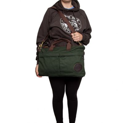 Image showing  City Rugged Canvas Briefcase, 15 oz. Fabric Size