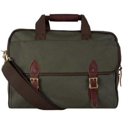 Image showing  Olive Drab Canvas Classic Carry-On Briefcase